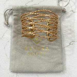 Kendra Scott Nicolas Cuff Bracelet in Rose Gold